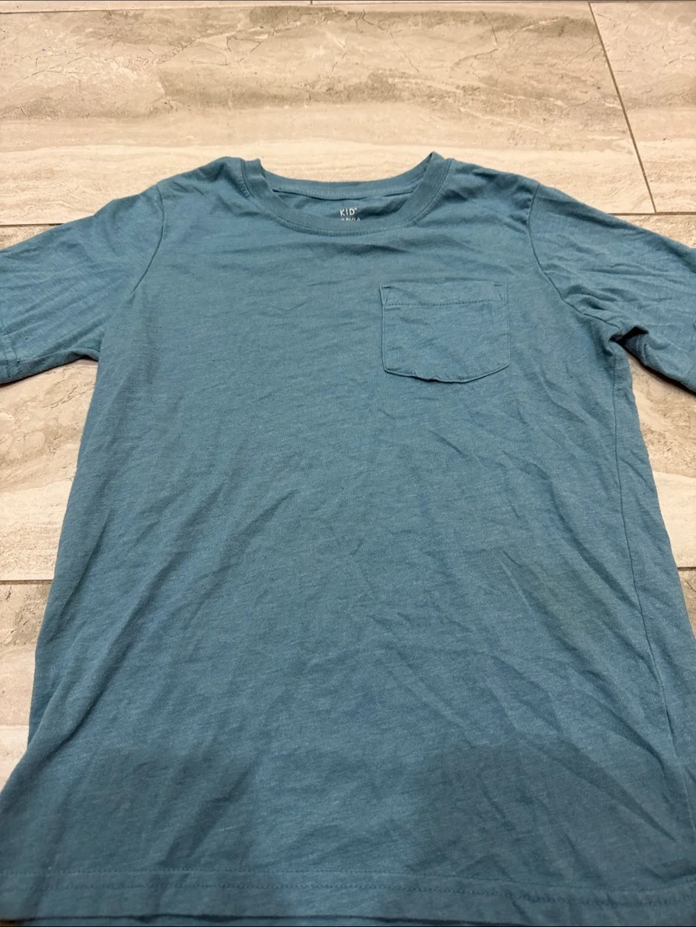 Carter's Teal Pocket Crew Tee